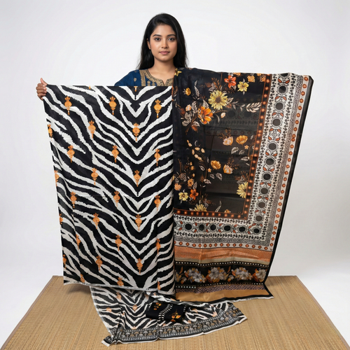 Bin Hameed Lawn Three Piece With Print Salwar