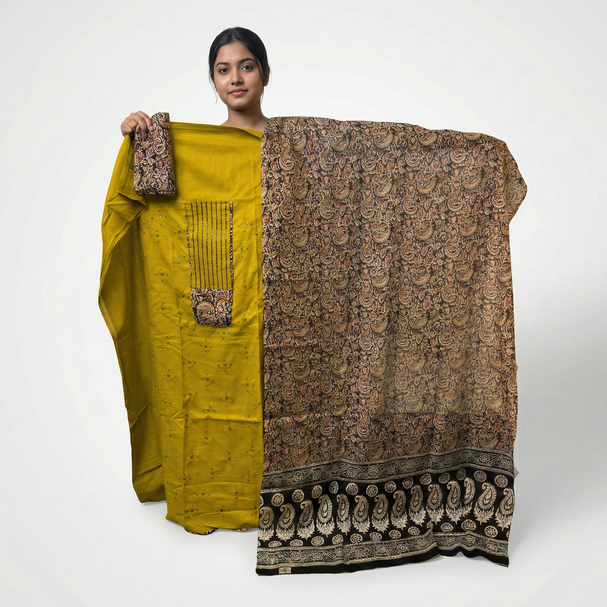 Block Karchupi Shalwar Kameez