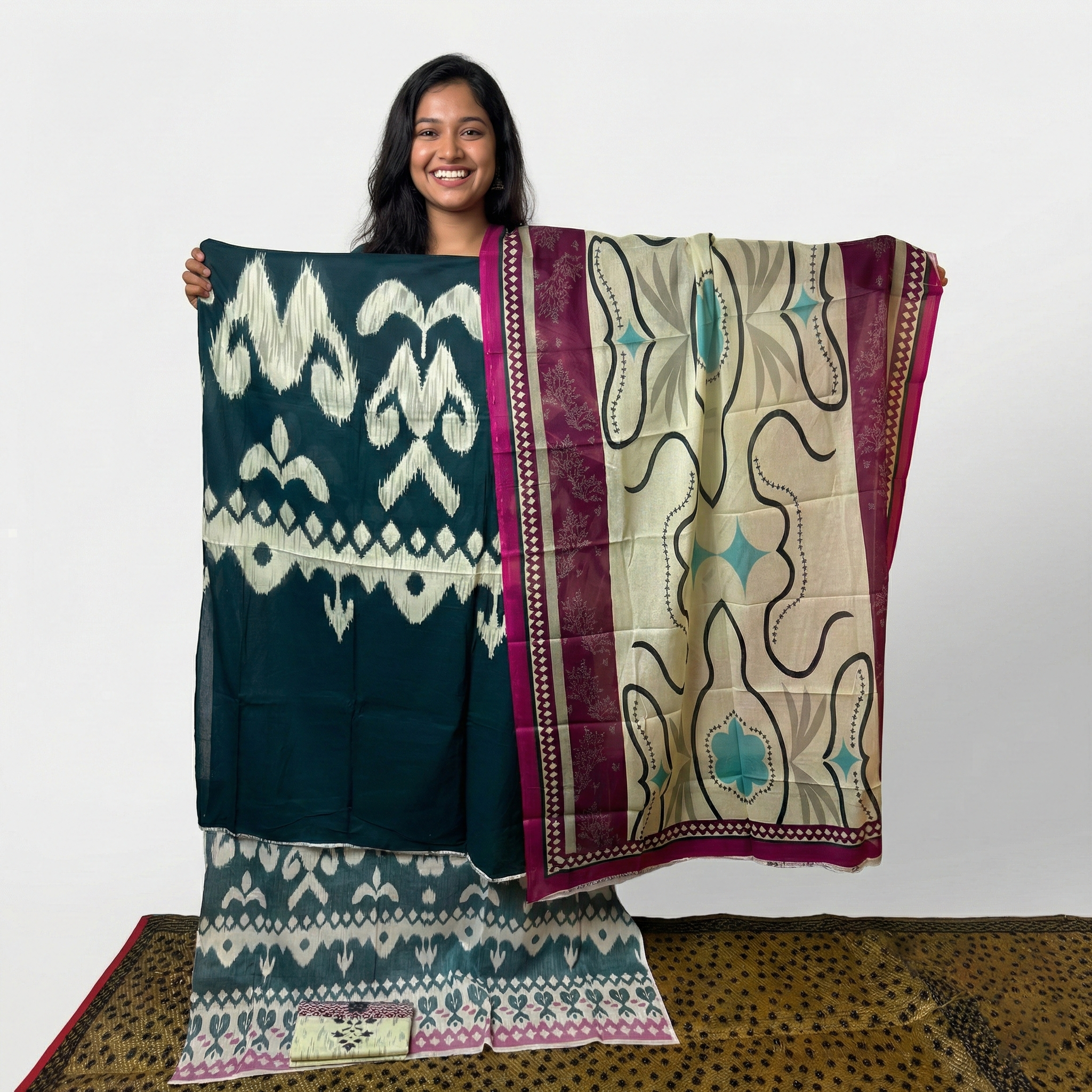 Bin Hameed Lawn Three Piece With Print Salwar