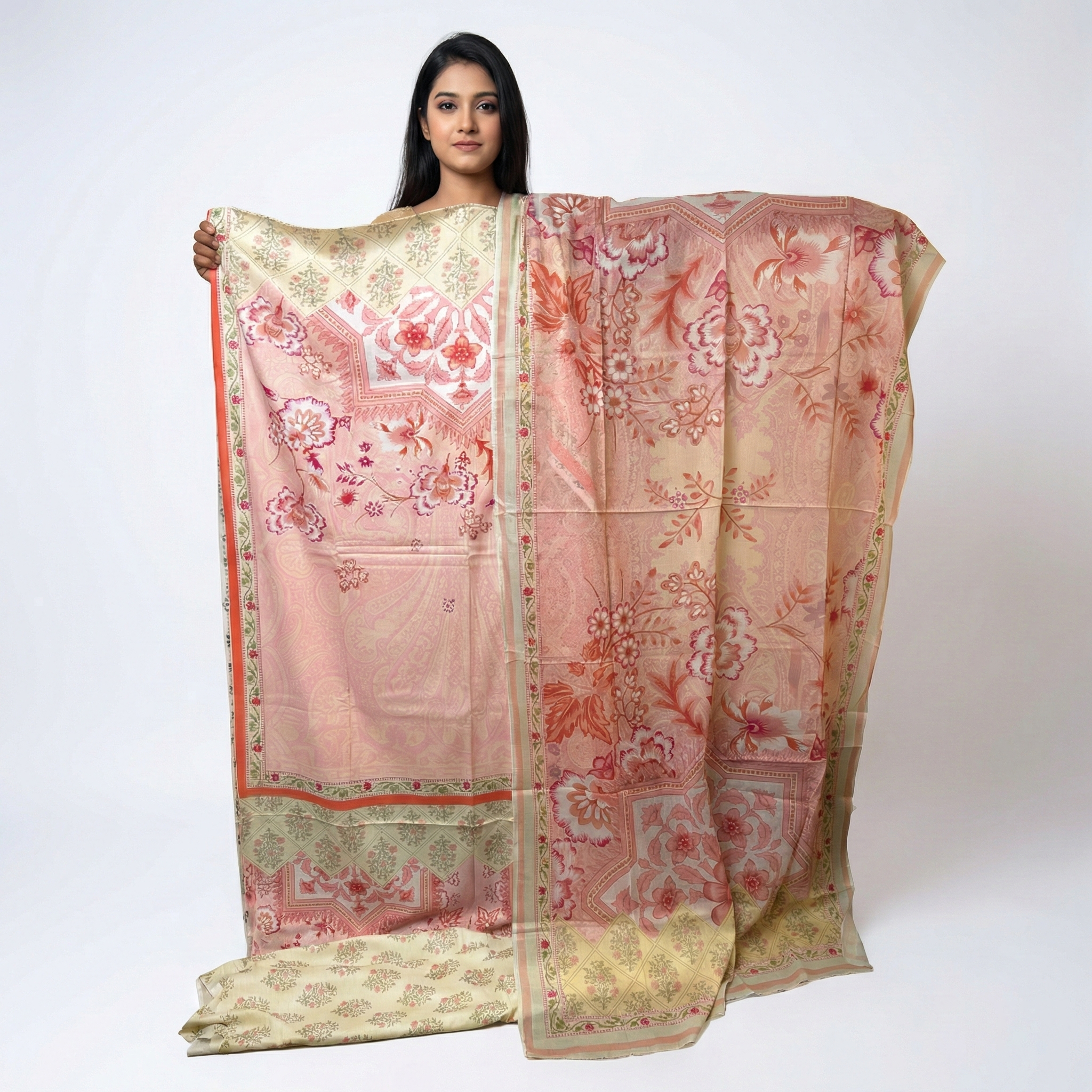 Coco Premium Cotton Lawn Three Piece Set