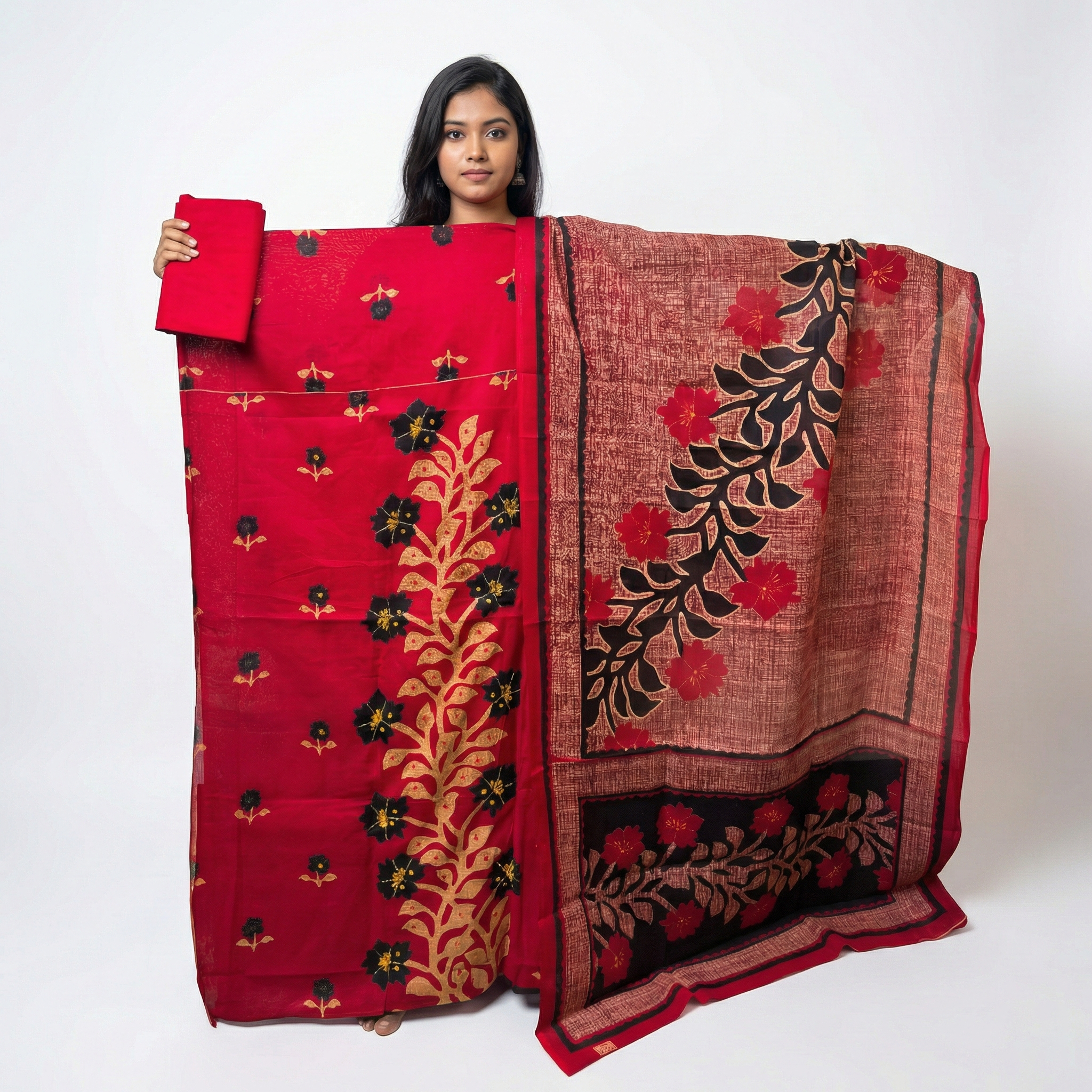 Block Karchupi Shalwar Kameez