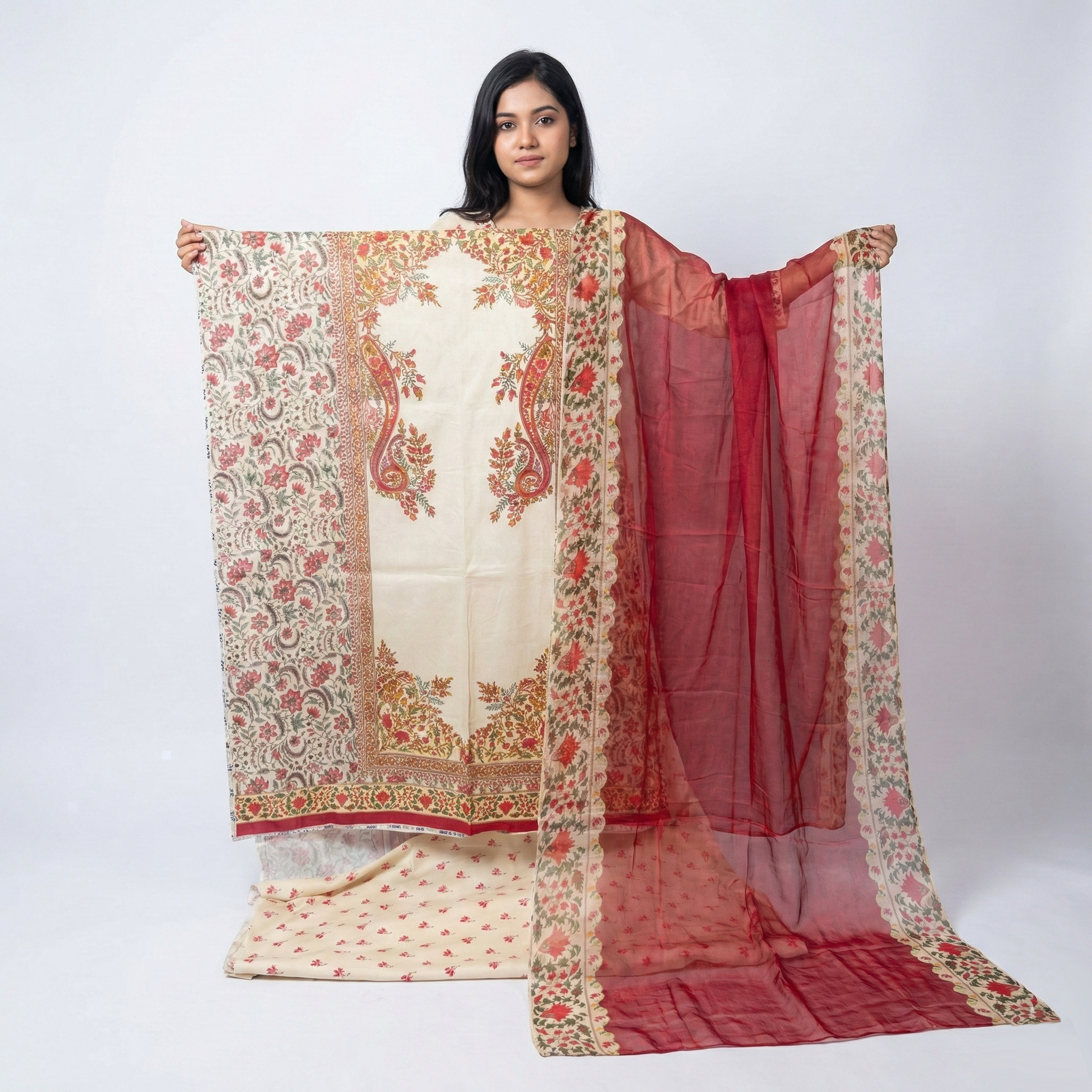 Coco Premium Cotton Lawn Three Piece Set