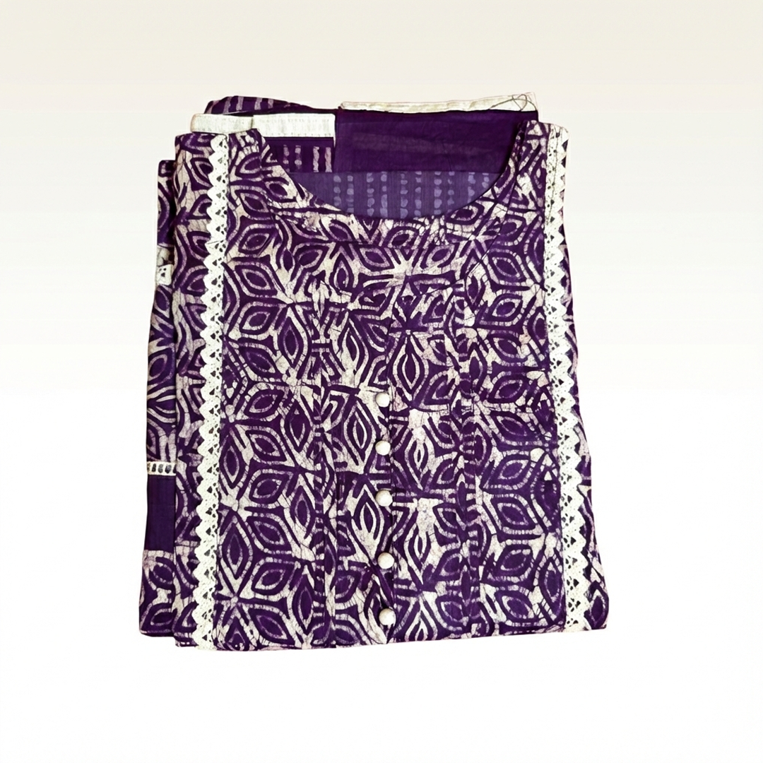 Batik Premium Cotton Three-Piece Set